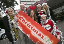 The Christmas FM crew