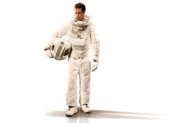 Sam Rockwell as Sam Bell in Moon, a Duncan Jones film