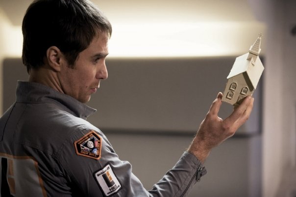 Sam Rockwell as Sam Bell in Moon, a Duncan Jones film