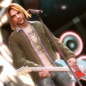 kurt cobain guitar hero