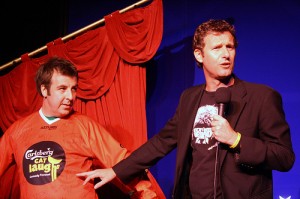 David O'Doherty and Adam Hills at G'nite Cats 2009